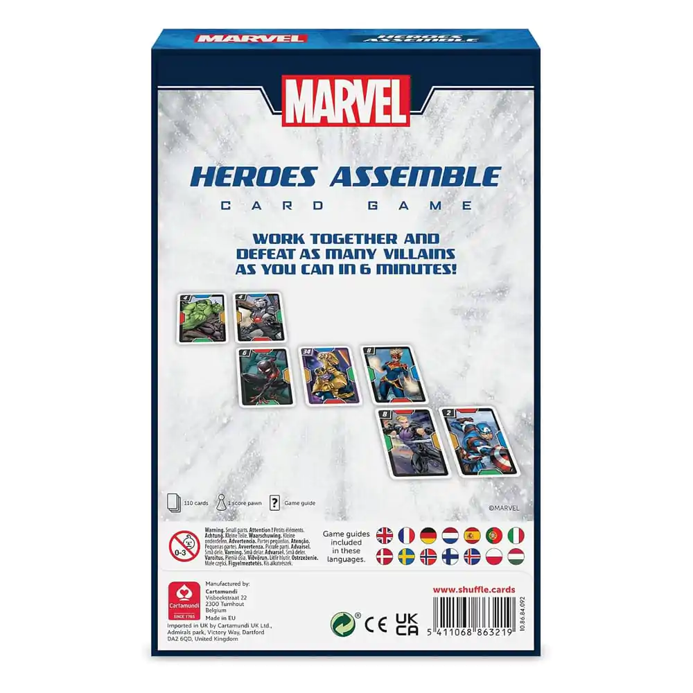 Marvel Shuffle Card Game Heroes Assemble termékfotó