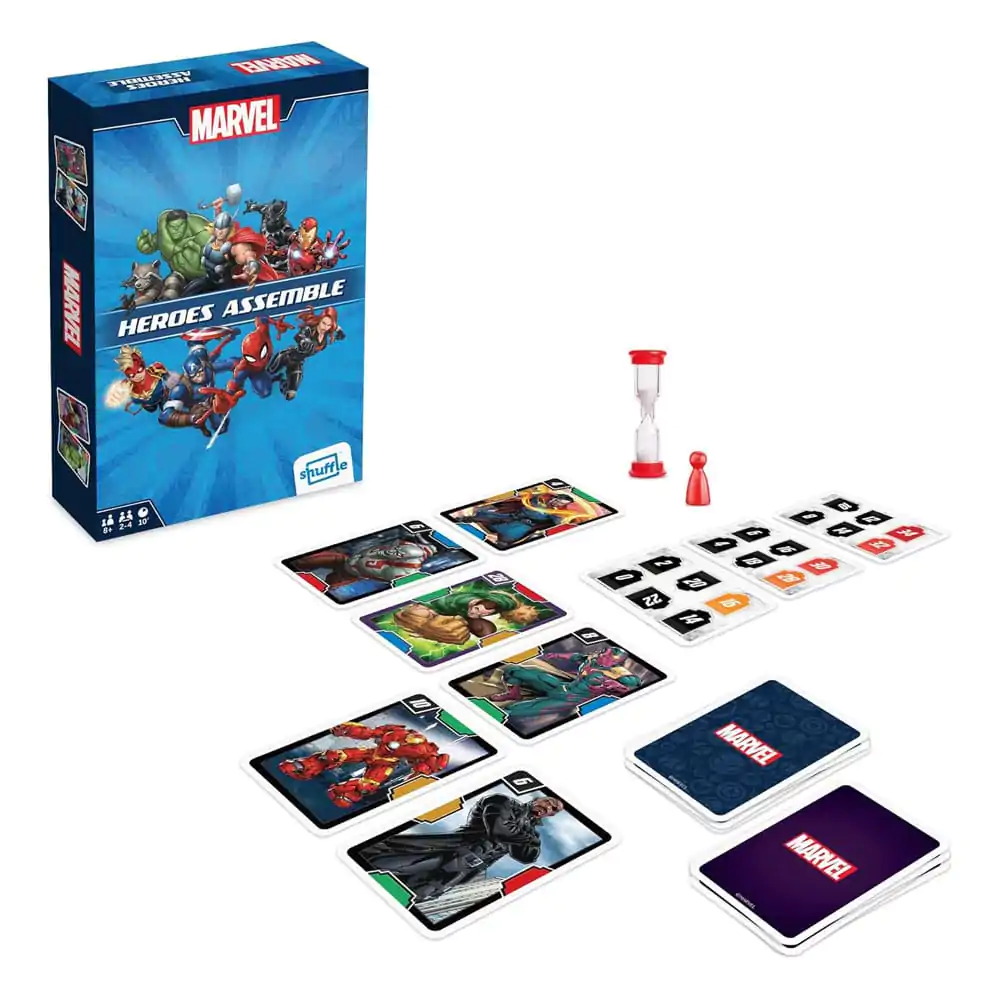 Marvel Shuffle Card Game Heroes Assemble product photo