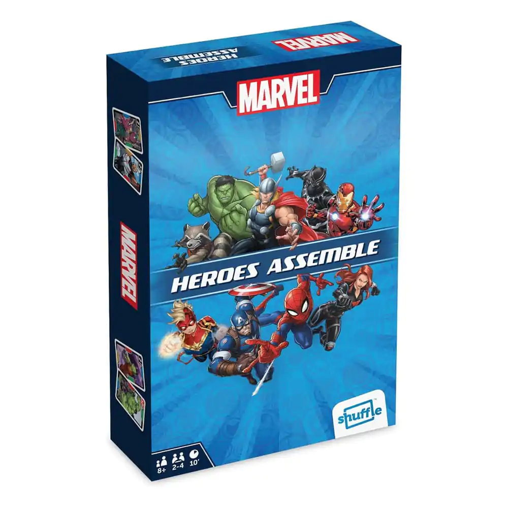 Marvel Shuffle Card Game Heroes Assemble termékfotó