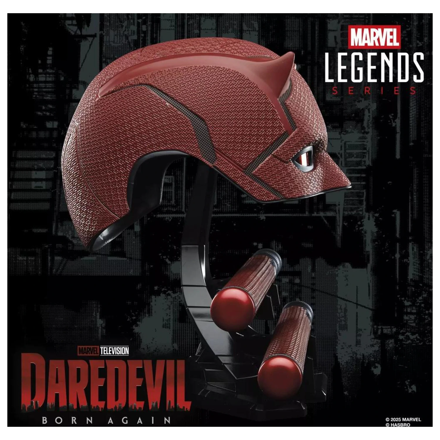 MARVEL Helmet & Billy club Premium roleplay replica Daredevil Legend Series product photo