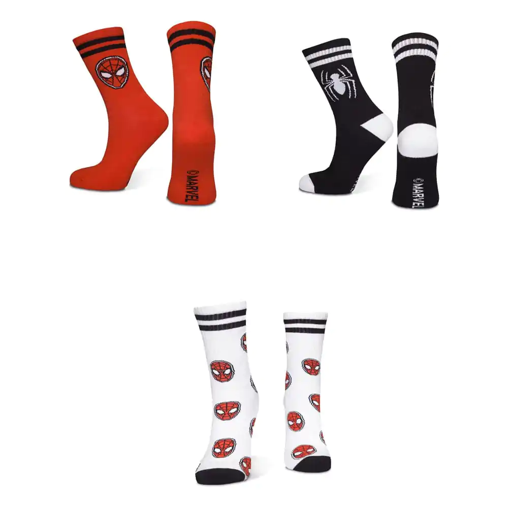 Marvel Socks 3-Pack Spider-Man Sport Socks 43-46 product photo