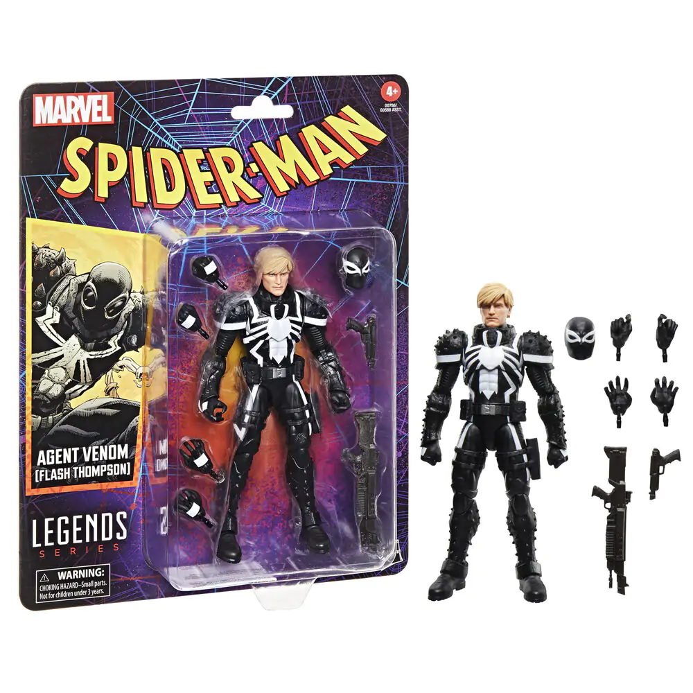 Marvel Spider-Man Agent Venom Flash Thompson figure 15cm [DAMAGED PACKAGE] product photo