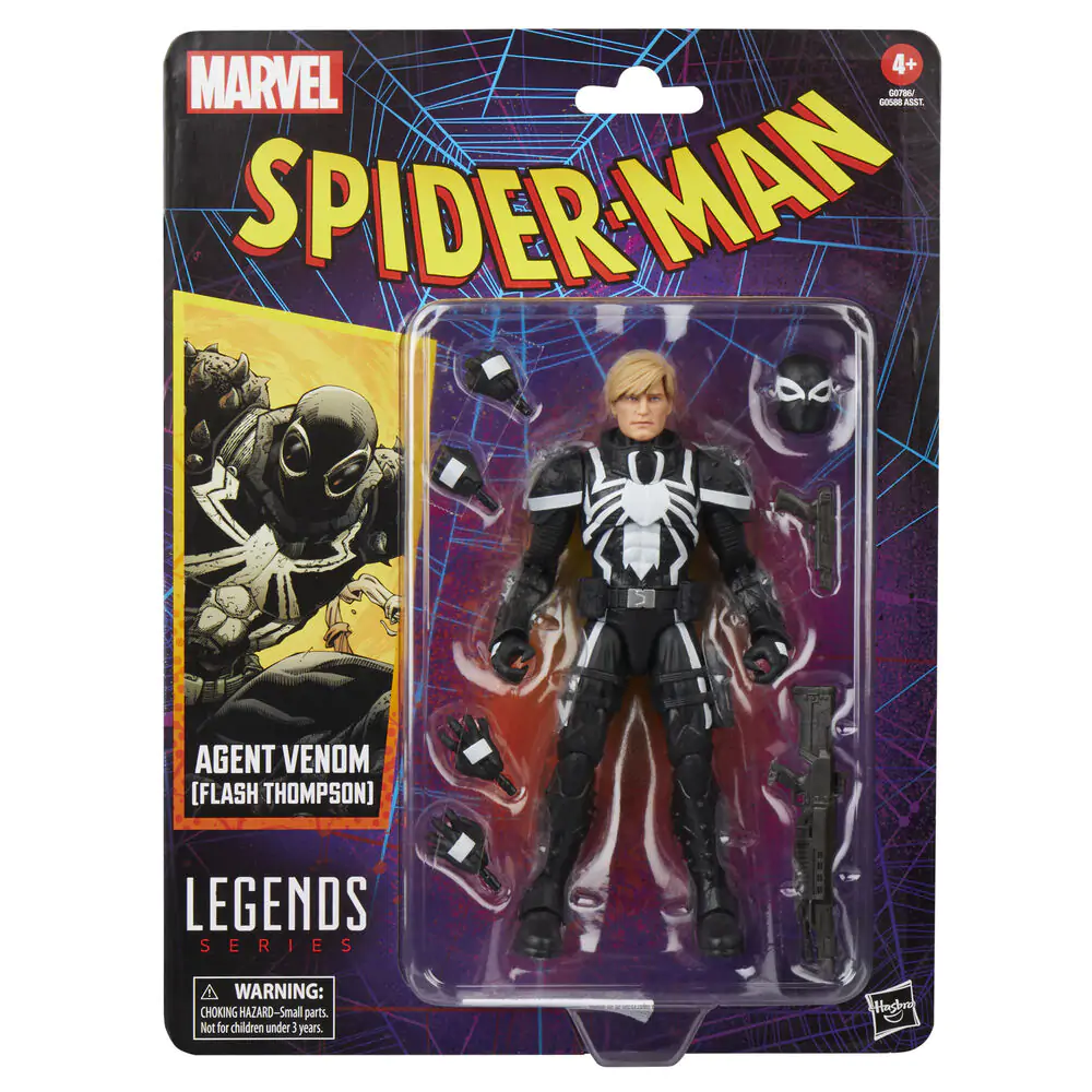 Marvel Spider-Man Agent Venom Flash Thompson figure 15cm [DAMAGED PACKAGE] product photo