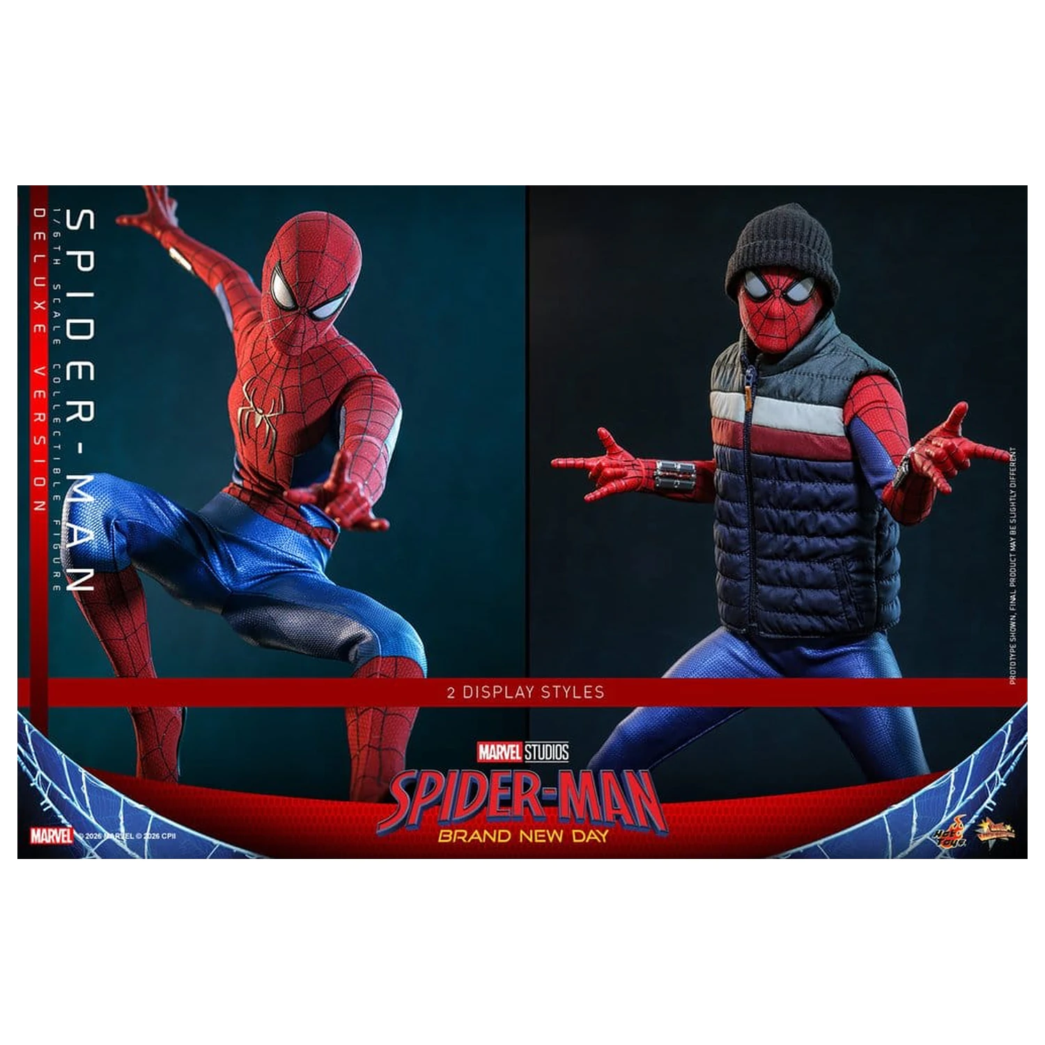 Marvel Spider-Man: Brand New Day Action Figure 1/6 Spider-Man (Deluxe Version) 29 cm product photo