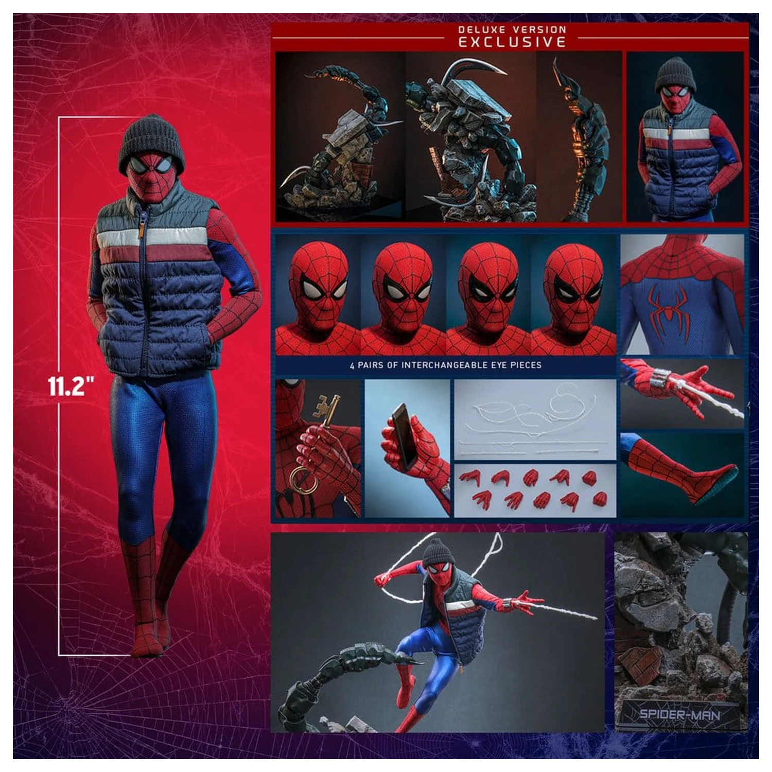 Marvel Spider-Man: Brand New Day Action Figure 1/6 Spider-Man (Deluxe Version) 29 cm product photo