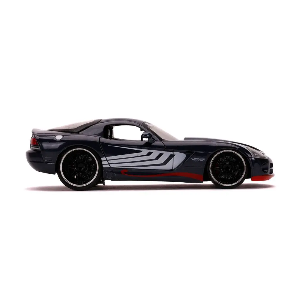 Marvel Spider-Man Hollywood Rides Diecast Model 1/24 2008 Dodge Viper SRT10 with Figure product photo