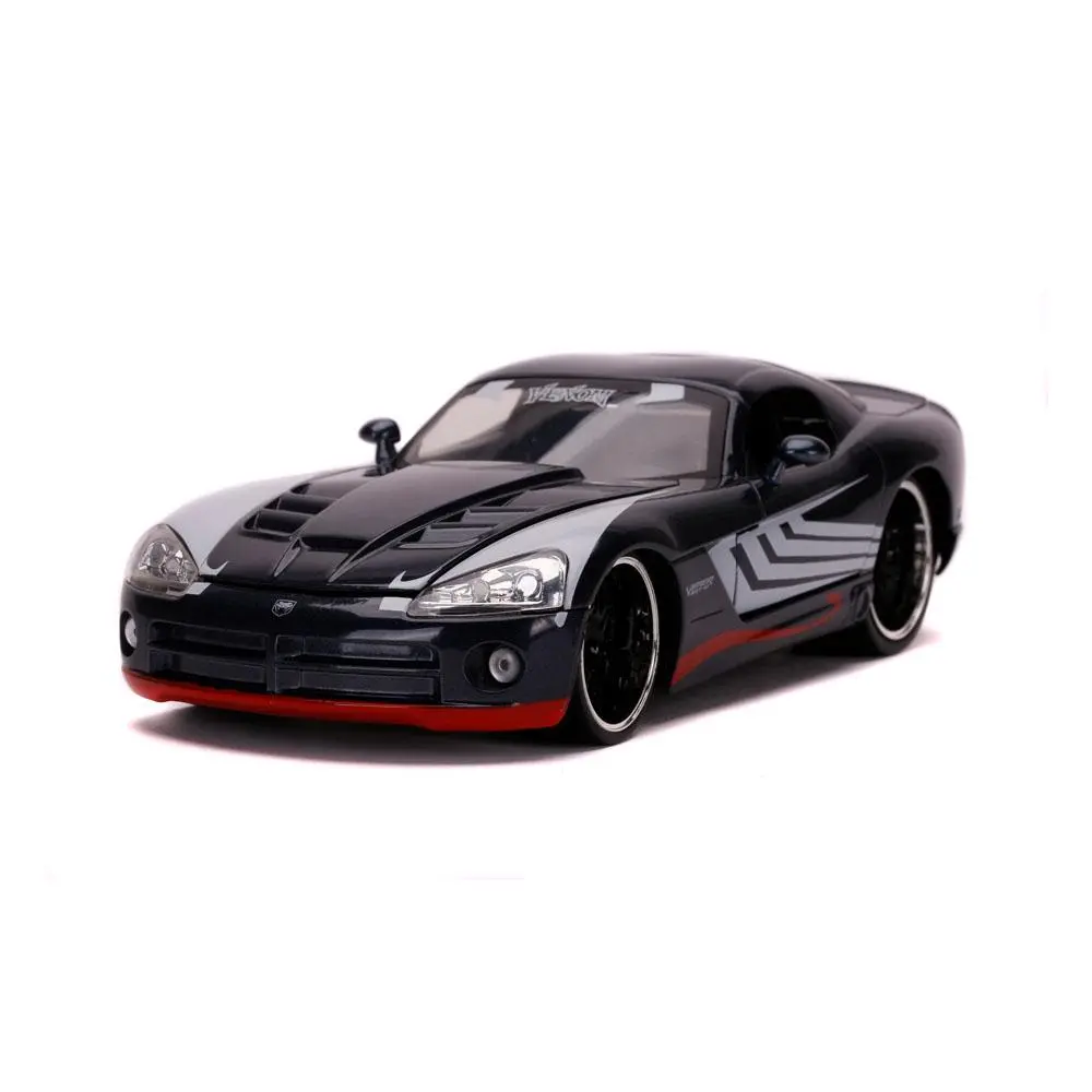 Marvel Spider-Man Hollywood Rides Diecast Model 1/24 2008 Dodge Viper SRT10 with Figure product photo