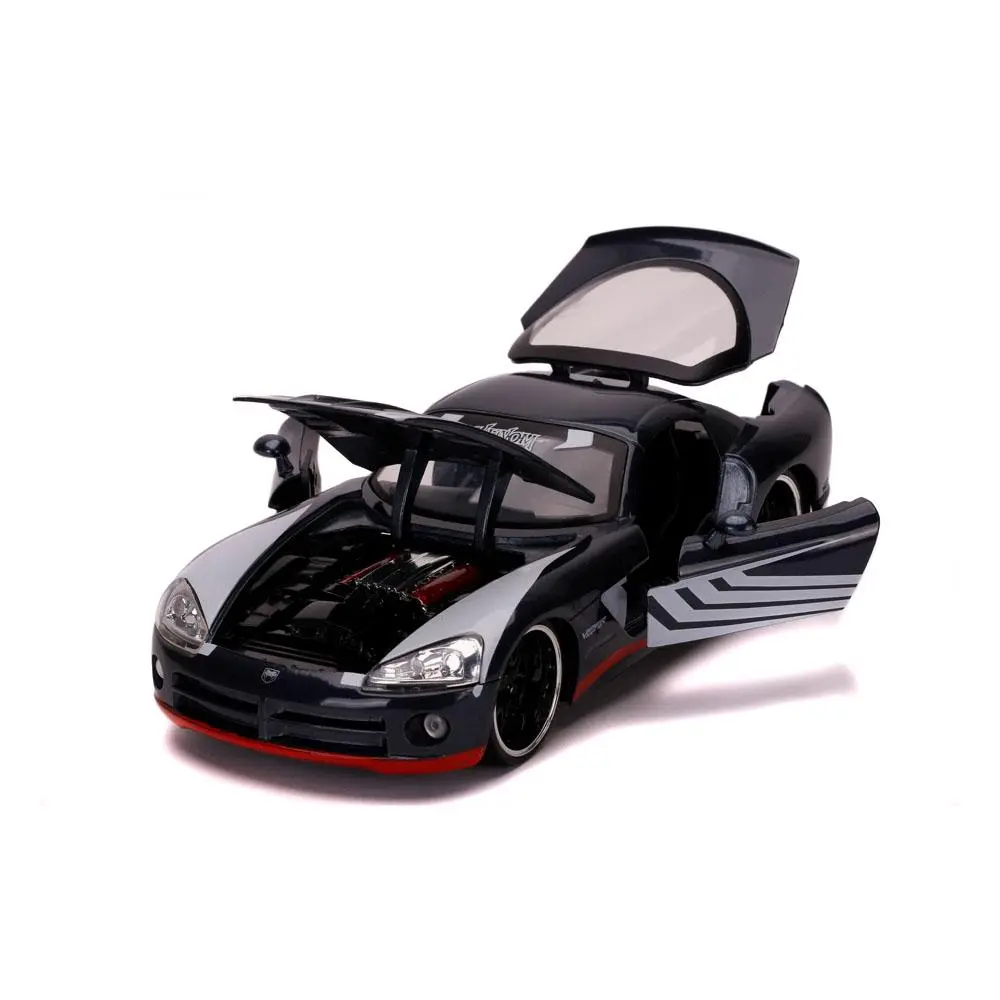 Marvel Spider-Man Hollywood Rides Diecast Model 1/24 2008 Dodge Viper SRT10 with Figure product photo