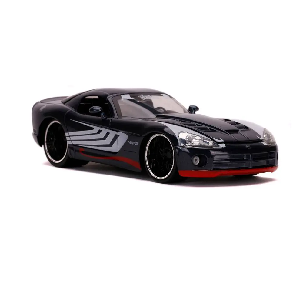 Marvel Spider-Man Hollywood Rides Diecast Model 1/24 2008 Dodge Viper SRT10 with Figure product photo