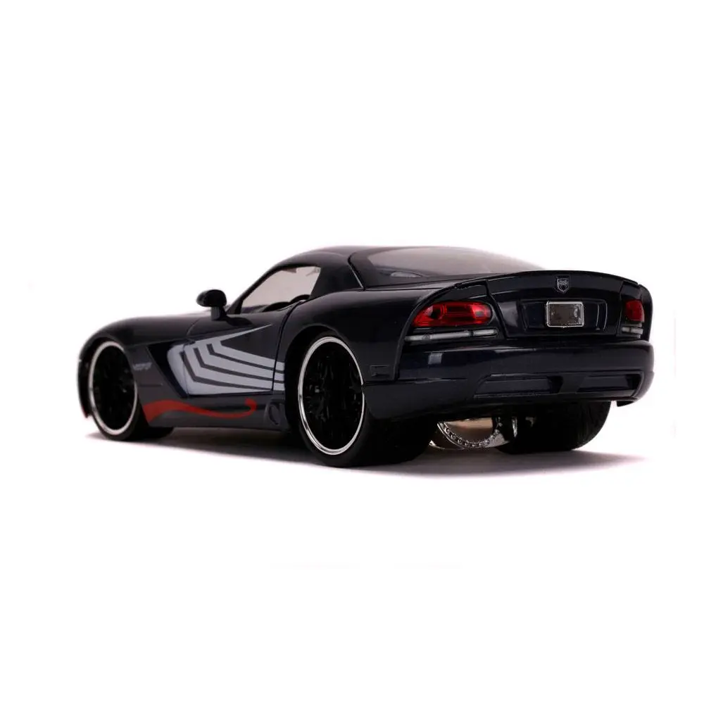 Marvel Spider-Man Hollywood Rides Diecast Model 1/24 2008 Dodge Viper SRT10 with Figure product photo