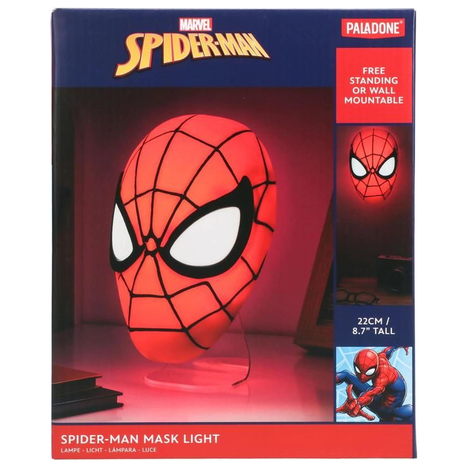 Marvel Spider-Man Mask Light 22cm product photo
