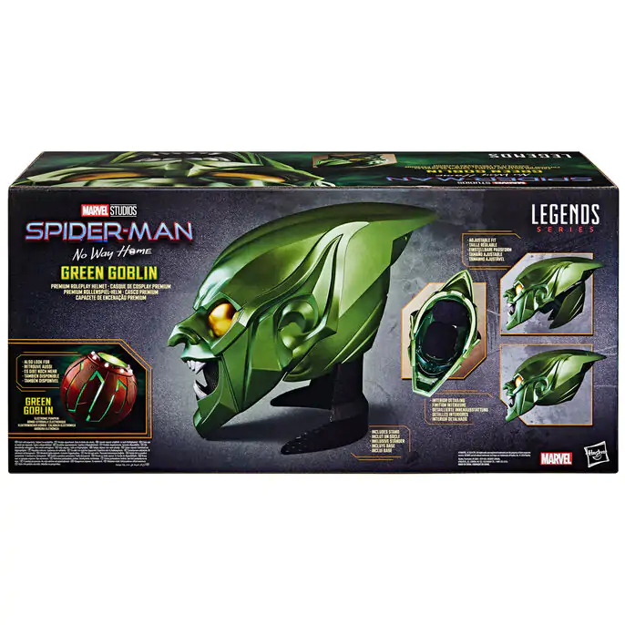 Marvel Spider-Man: No Way Home Green Goblin Premium Roleplay Helmet termékfotó