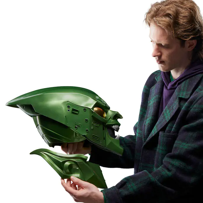 Marvel Spider-Man: No Way Home Green Goblin Premium Roleplay Helmet product photo