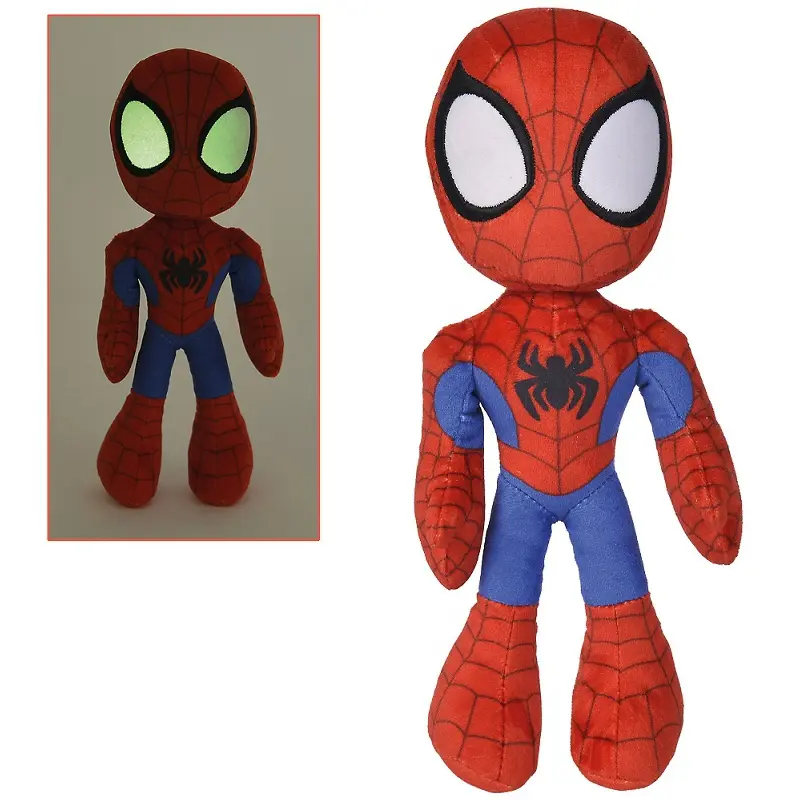 Marvel Plush Figure Glow In The Dark Eyes Spider-Man 25 cm termékfotó