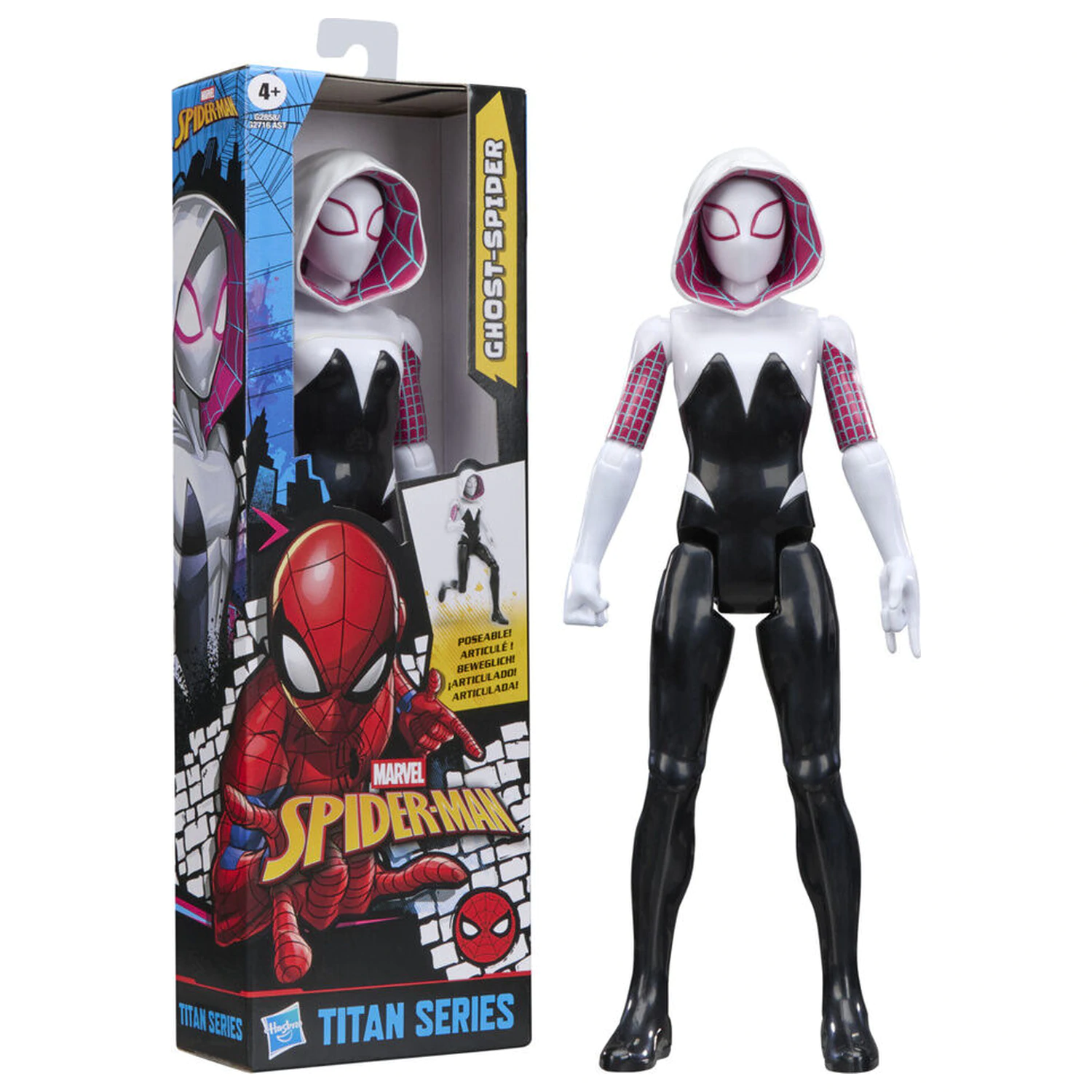 Marvel Spider-Man Titan Series Ghost Spider figure 30cm product photo