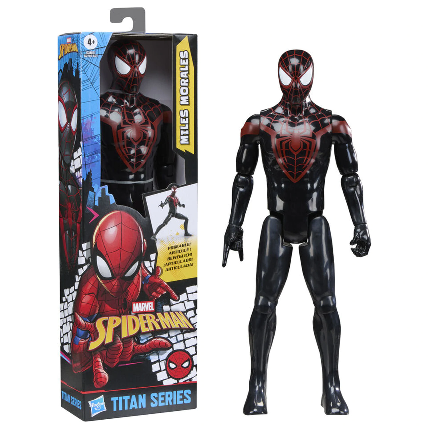 Marvel Spider-Man Titan Series Miles Morales figure 30cm product photo