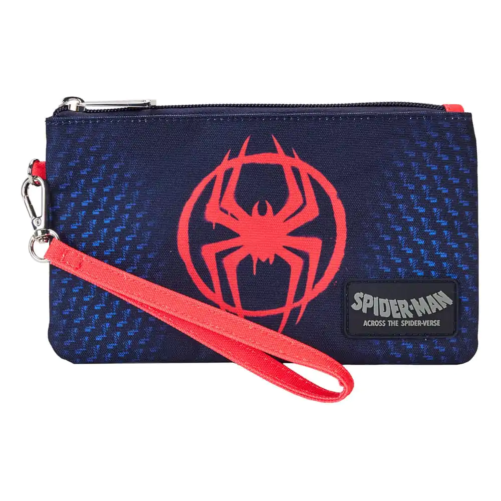 Marvel by Loungefly Wallet Spider-Verse Miles Morales AOP Wristlet product photo