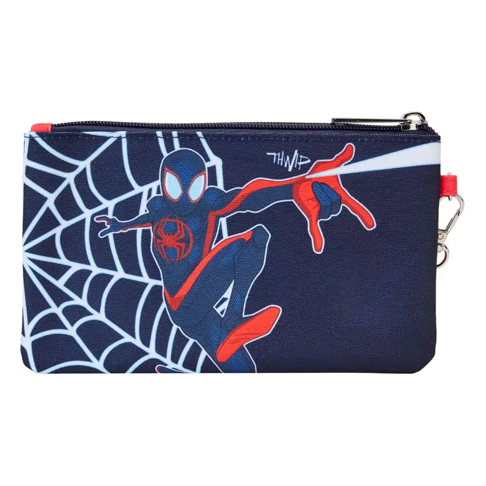 Marvel by Loungefly Wallet Spider-Verse Miles Morales AOP Wristlet product photo