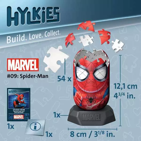 Marvel 3D Puzzle Spiderman Hylkies (54 Pieces) product photo