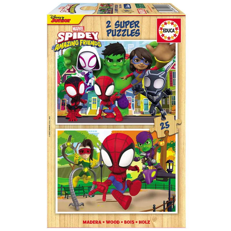 Marvel Spidey Amazin Friends puzzle 2x25pcs product photo
