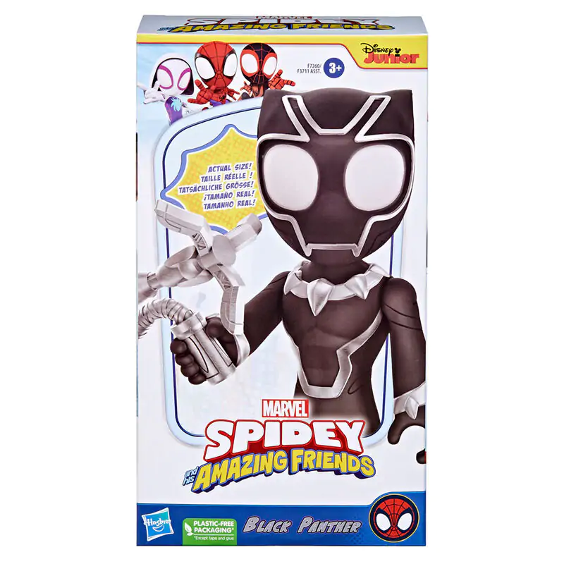 Marvel Spidey Amazing Friends Black Panther figure 22cm termékfotó