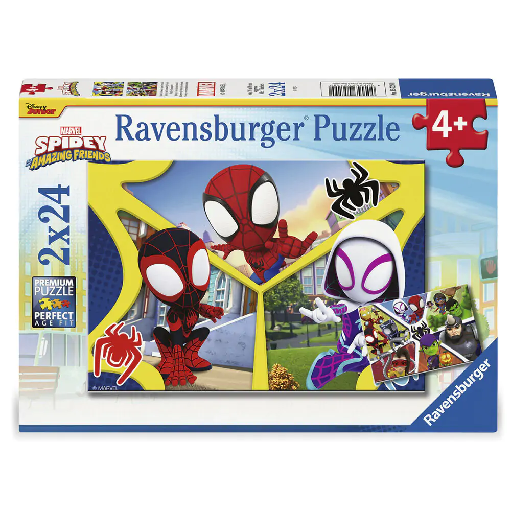 Marvel Spidey Amazing Friends puzzle 2x24pcs product photo