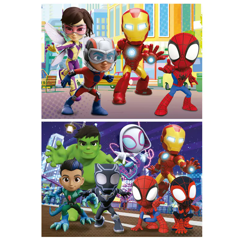 Marvel Spidey Amazing Friends puzzle 2x48pcs product photo