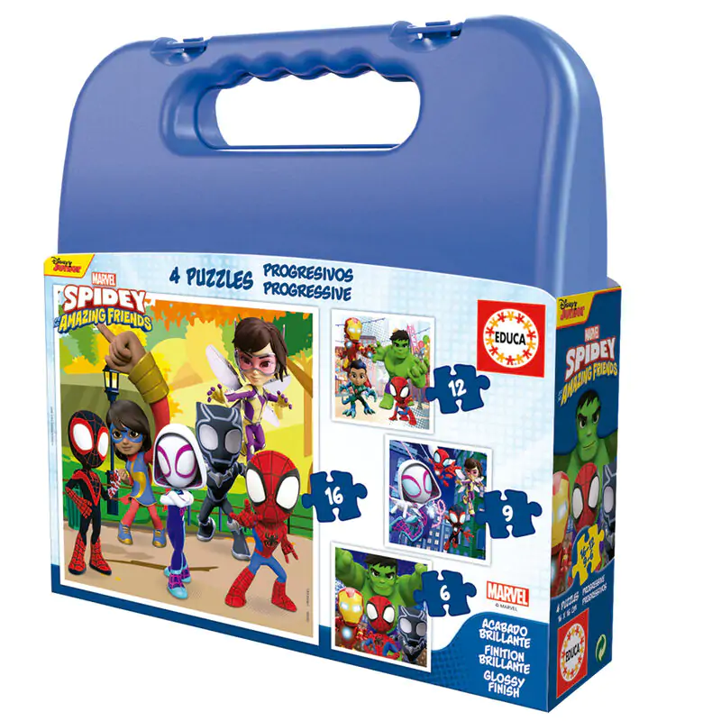 Marvel Spidey Amazing Friends puzzle 6-9-12-16pcs product photo