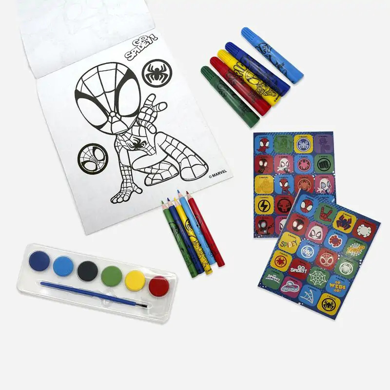 Marvel Spidey and His Amazing Friends backpack stationery set product photo