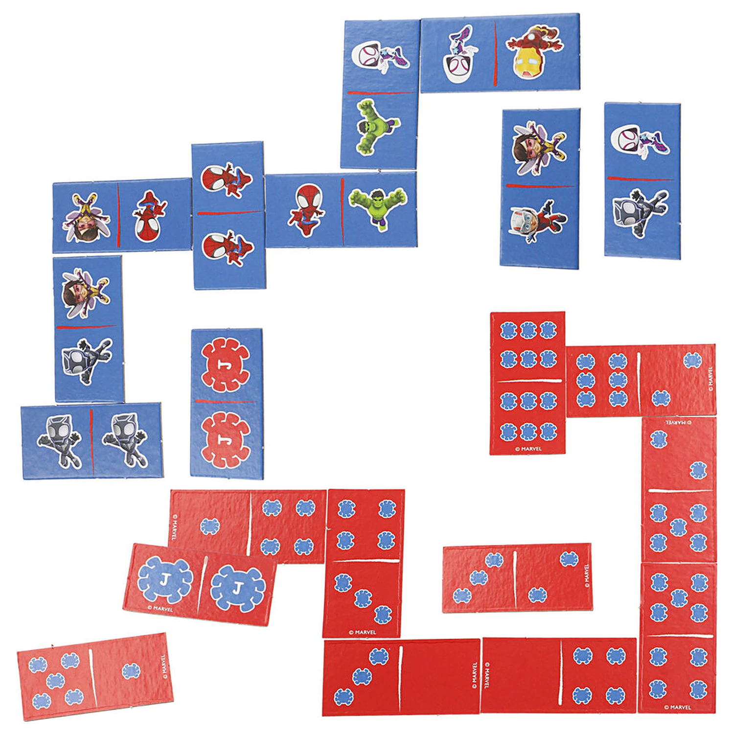 Marvel Spidey and the Amazing Friends domino game product photo