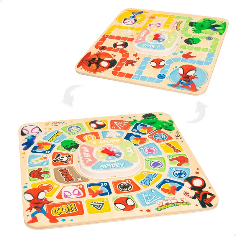 Marvel Spidey wooden board game product photo