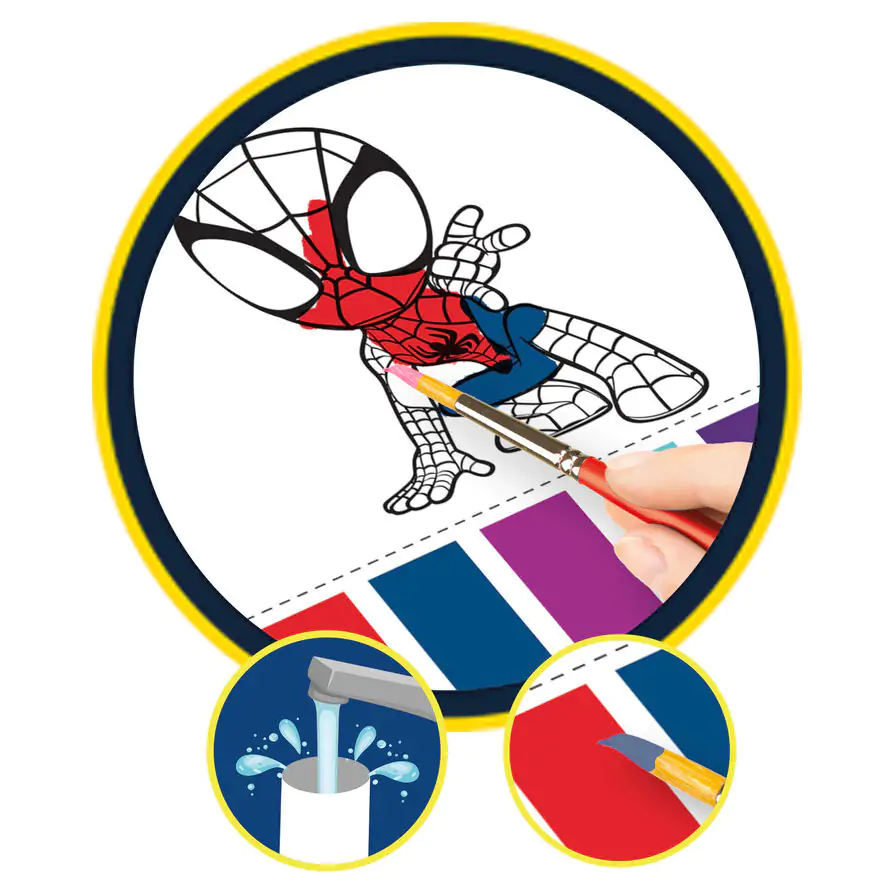 Marvel Spidey roll &amp; go colouring station product photo