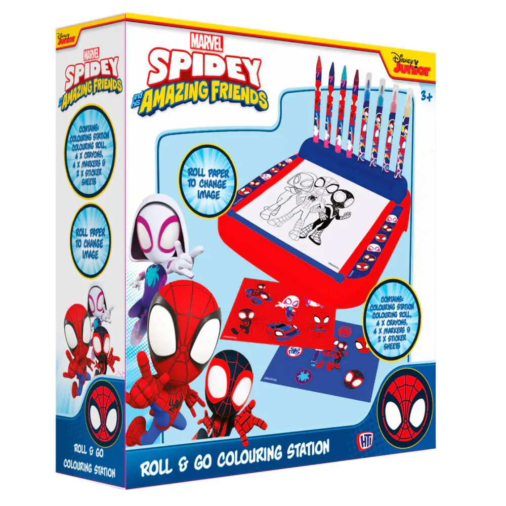 Marvel Spidey roll &amp; go colouring station product photo