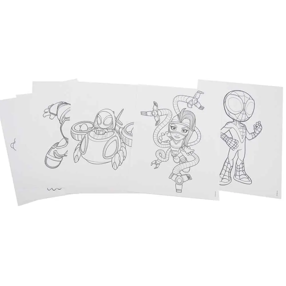 Marvel Spidey colouring book with pencils and erasers product photo