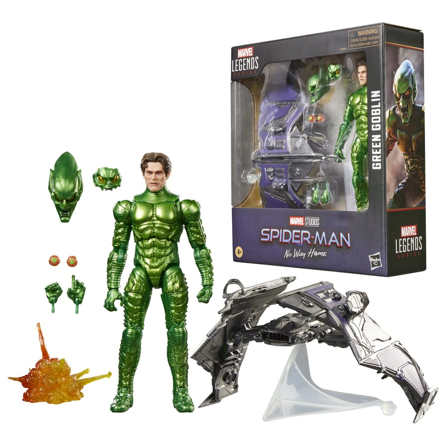 Marvel Studios Spider-Man No Way Home Green Goblin figure 15cm product photo