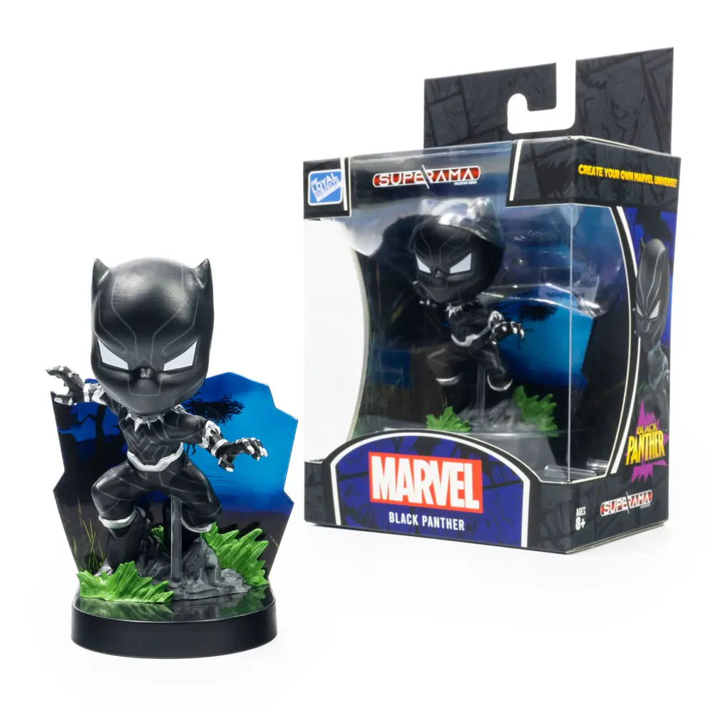 Marvel Superama Mini Diorama Black Panther 10 cm product photo