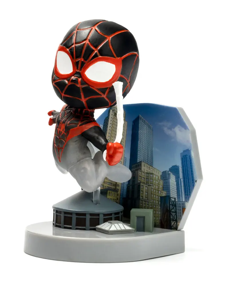 Marvel Superama Mini Diorama Spider-Man (Miles Morales) with Cloaking Effect 10 cm product photo