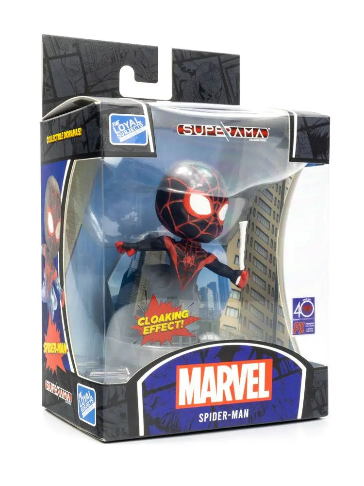 Marvel Superama Mini Diorama Spider-Man (Miles Morales) with Cloaking Effect 10 cm product photo