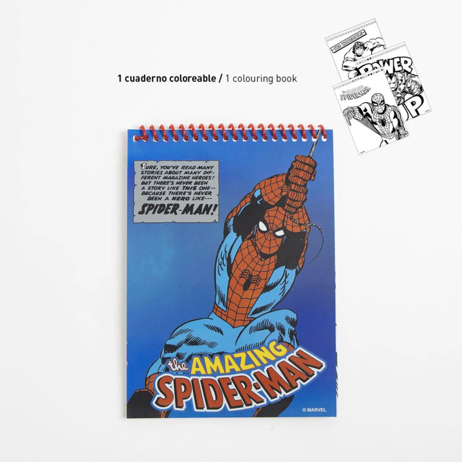 Marvel colouring stationery set product photo