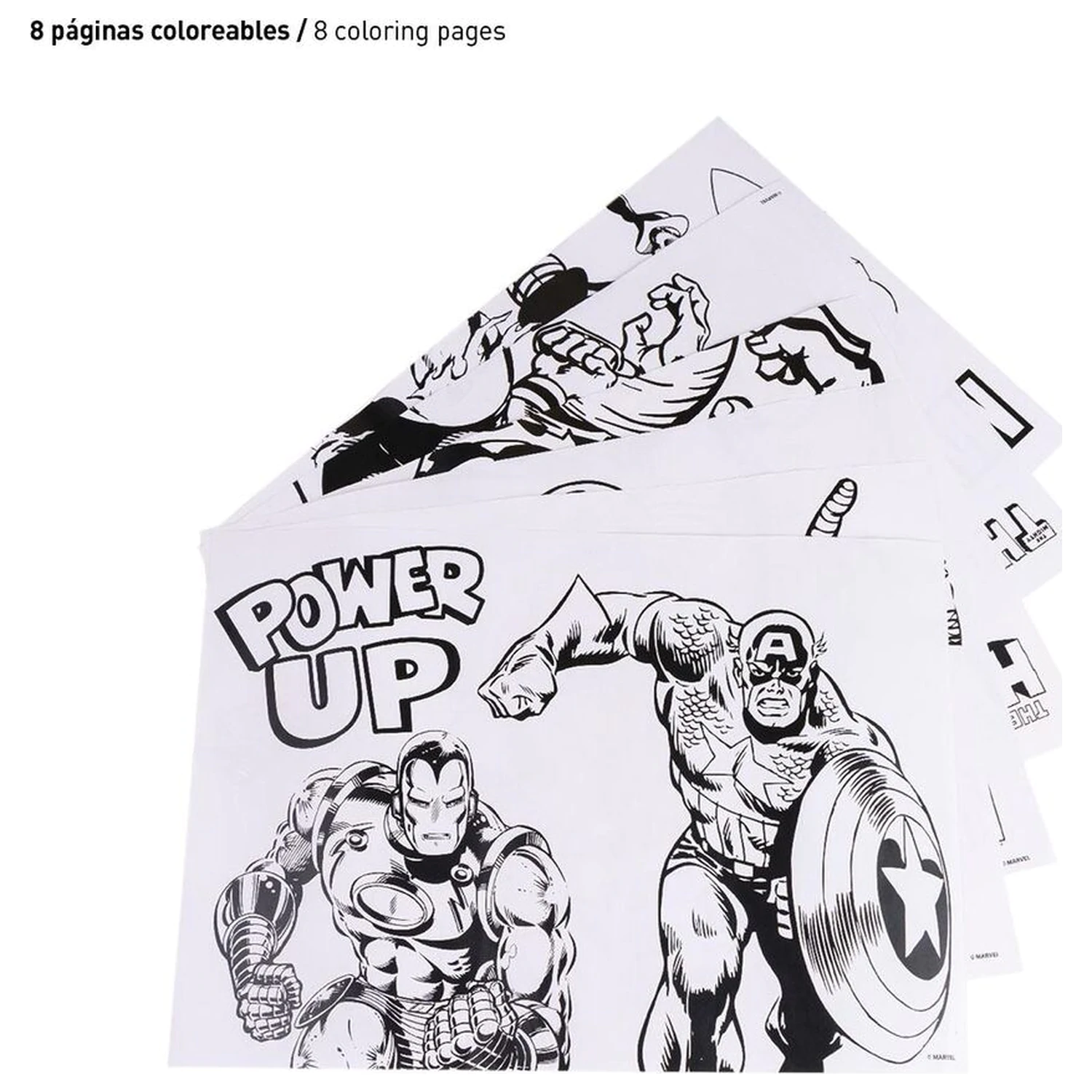 Marvel Colouring stationery set product photo