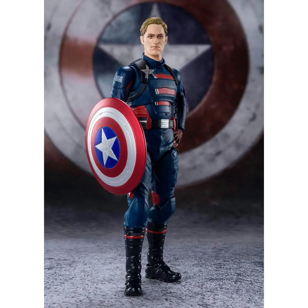 The Falcon and the Winter Soldier S.H. Figuarts Action Figure Captain America (John F. Walker) 15 cm product photo