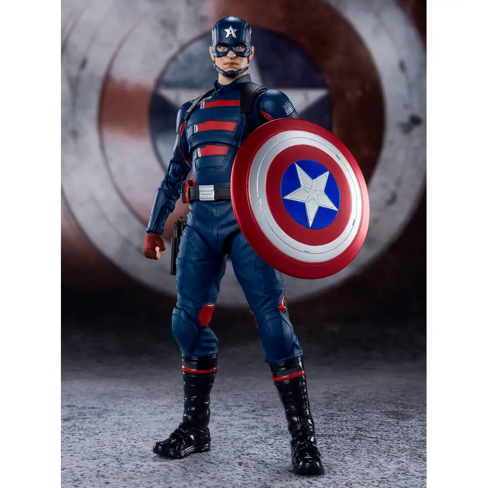 The Falcon and the Winter Soldier S.H. Figuarts Action Figure Captain America (John F. Walker) 15 cm product photo