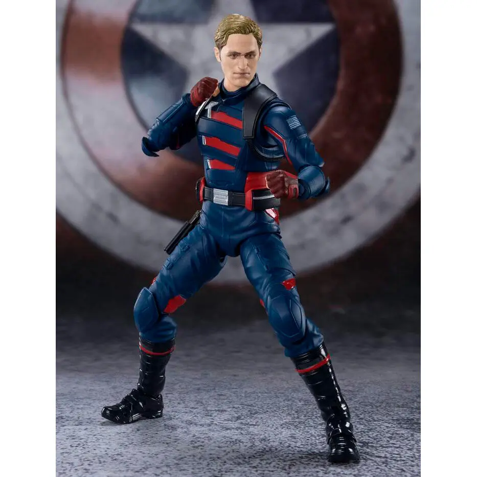 The Falcon and the Winter Soldier S.H. Figuarts Action Figure Captain America (John F. Walker) 15 cm product photo
