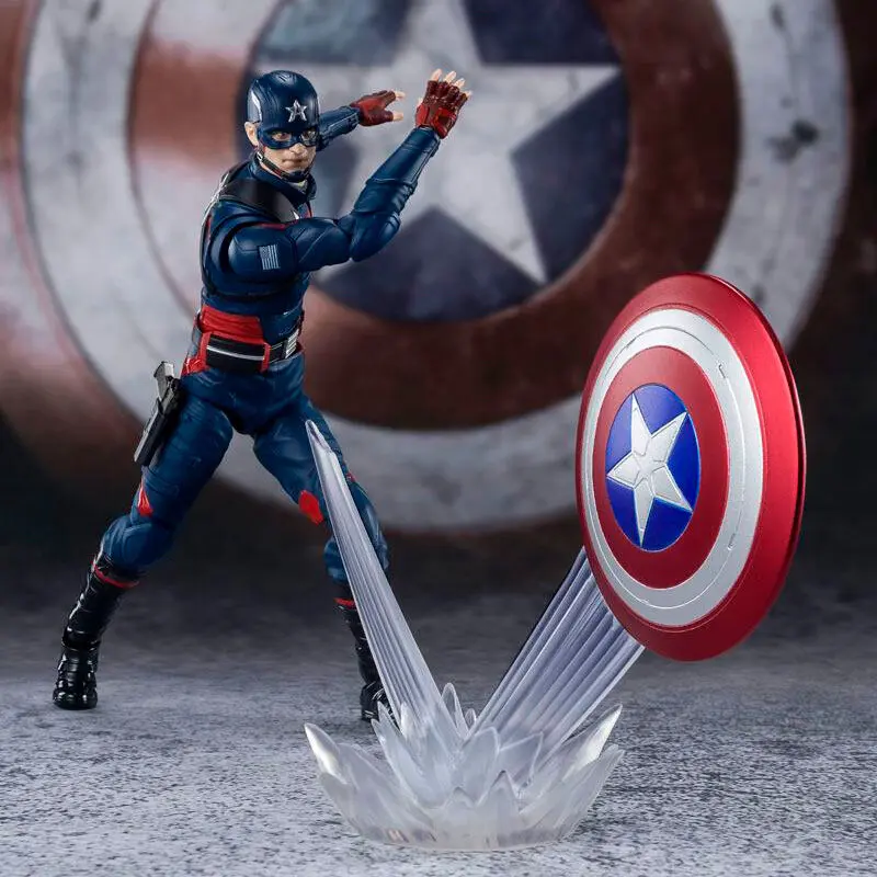 The Falcon and the Winter Soldier S.H. Figuarts Action Figure Captain America (John F. Walker) 15 cm product photo