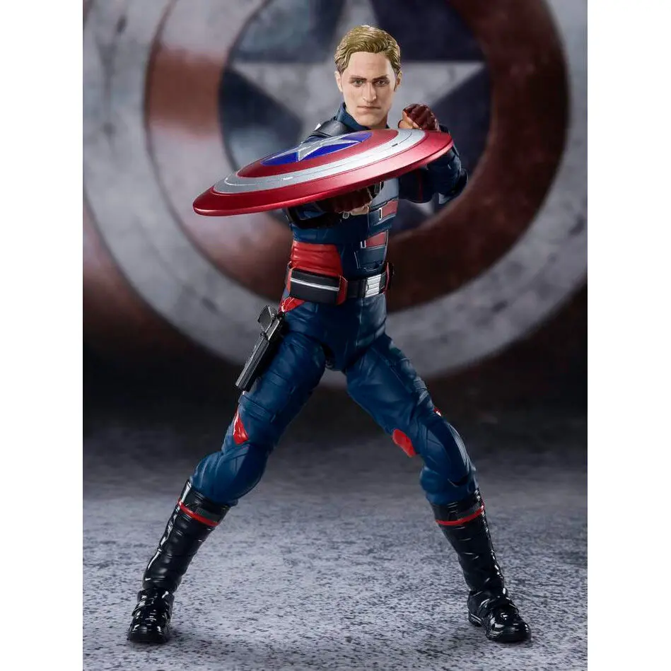 The Falcon and the Winter Soldier S.H. Figuarts Action Figure Captain America (John F. Walker) 15 cm product photo