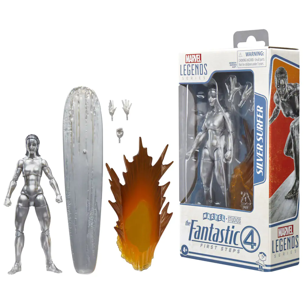 Marvel The Fantastic 4 Silver Surfer figure 15cm product photo