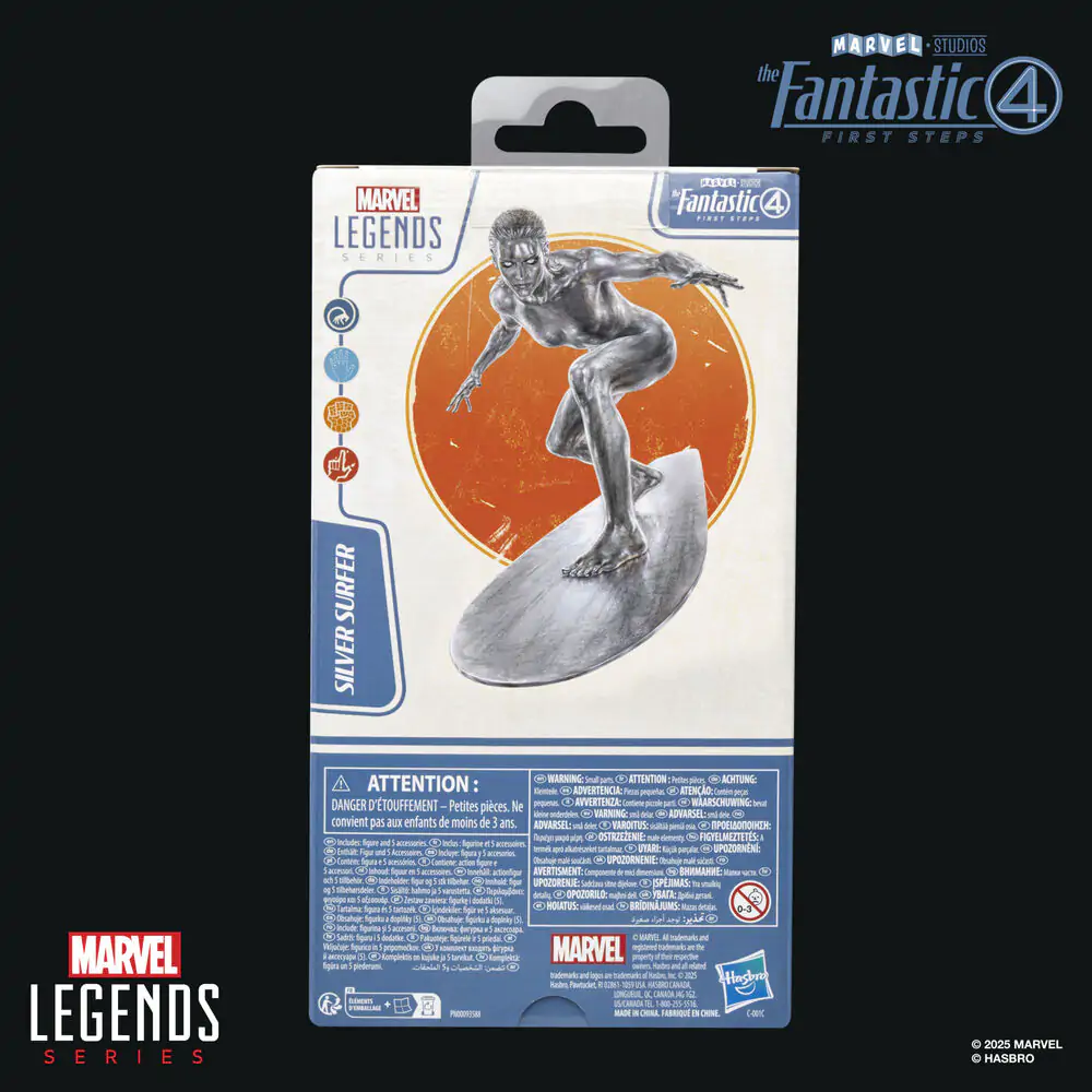 Marvel The Fantastic 4 Silver Surfer figure 15cm product photo
