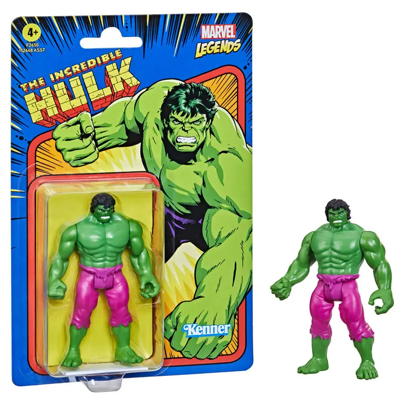 Marvel Legends Retro Collection Action Figure 2022 Hulk 10 cm product photo