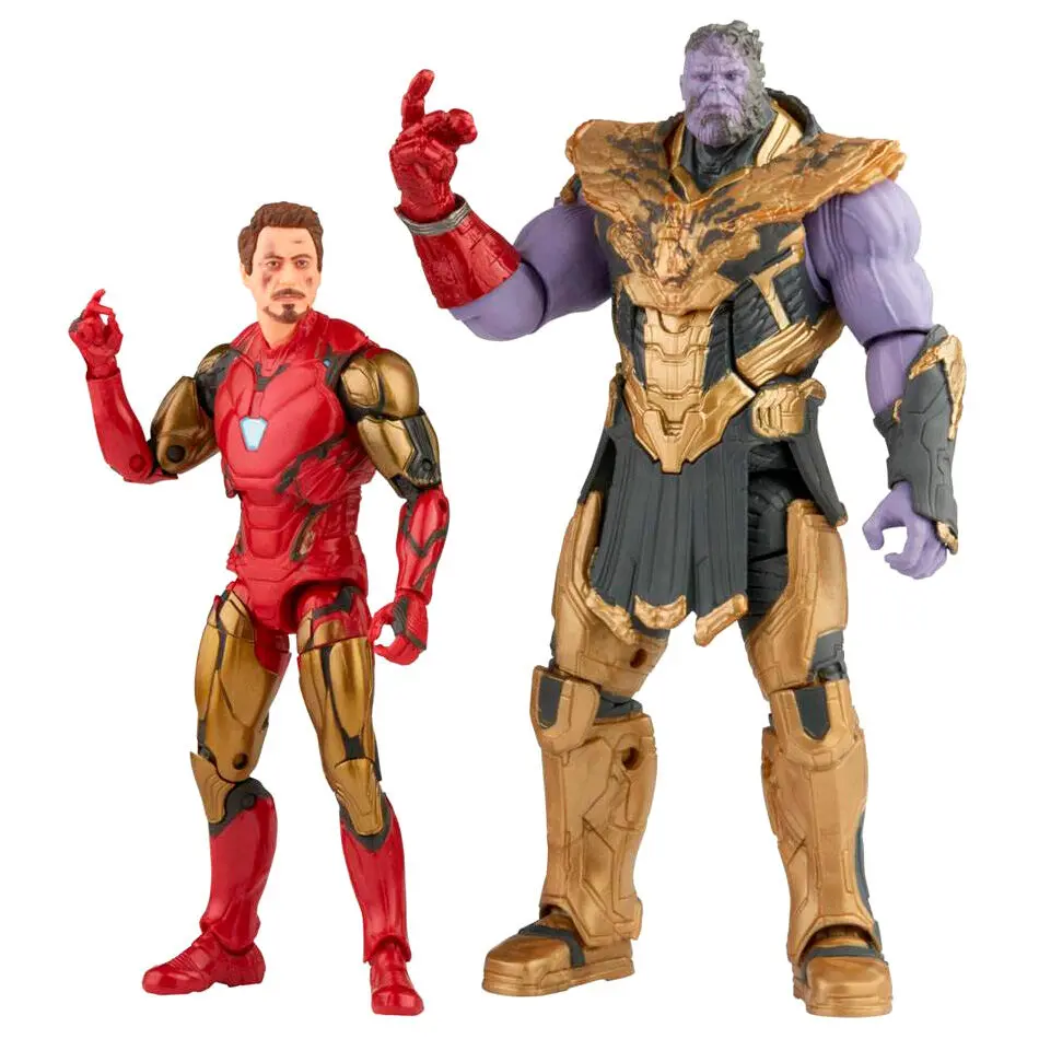 The Infinity Saga Marvel Legends Series Action Figure 2-Pack 2021 Iron Man &amp; Thanos (Endgame) 15 cm product photo