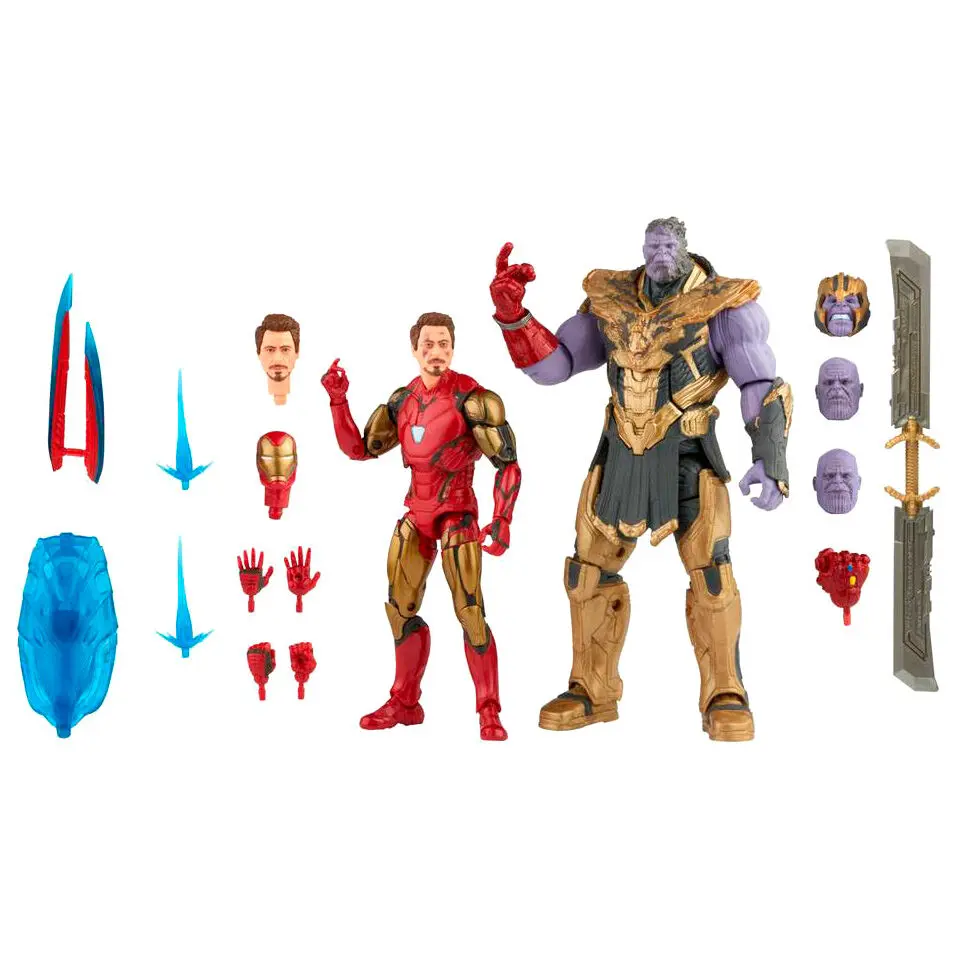 The Infinity Saga Marvel Legends Series Action Figure 2-Pack 2021 Iron Man &amp; Thanos (Endgame) 15 cm product photo